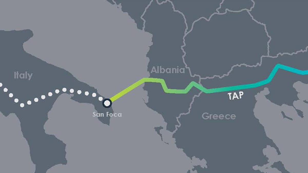 mapa ťuknite na položku Albánsko
