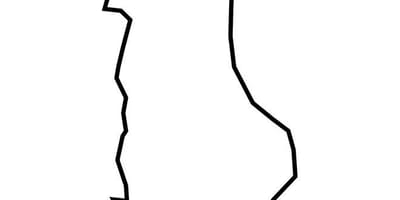 Mapa Albánia mapa vektor