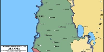 Mapa durres Albánsko